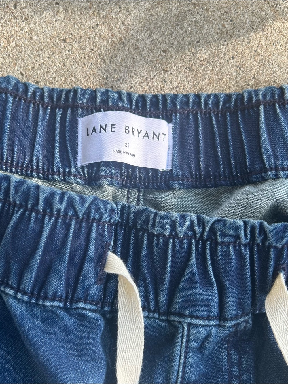 NWT Lane Bryant High Rise Straight Pull On Jeans Pants Size 20 NEW Dark Blue - Picture 7 of 7